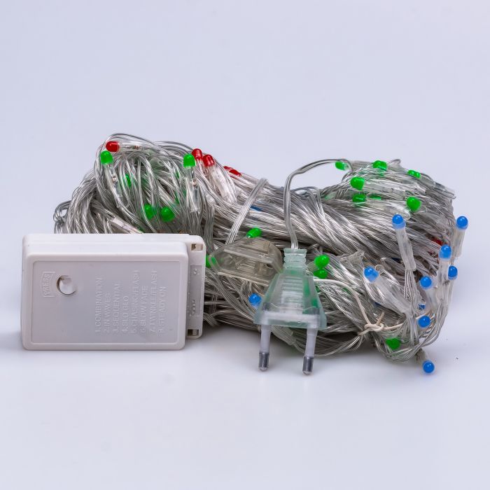 Гірлянда світлодіодна GarlandoPro 600 LED 3х3 м 16 ліній 8 режимів ZWM2600LEDML