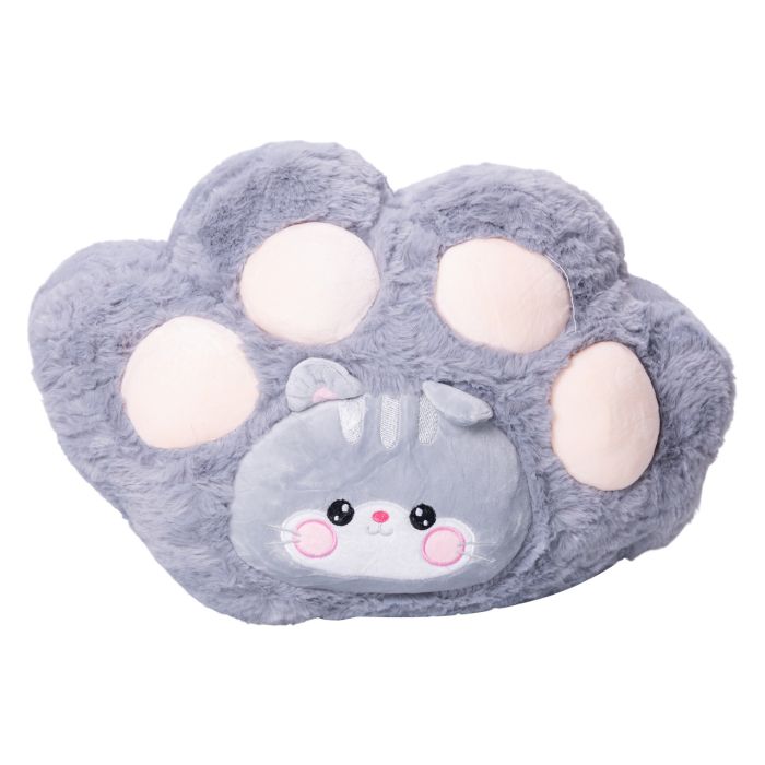 М'яка іграшка-подушка з пледом всередині Котик 120×160 (см) Сірий Colorful Home 5616-66G