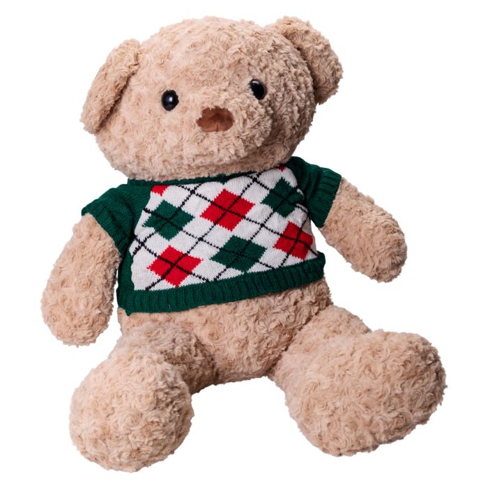 М'яка іграшка-подушка з пледом всередині Ведмідь 110×150 (см) 3 в 1 Бежевий Colorful Home 7146GR