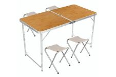 Комплект меблів для пікніка Voyage 5ед Premium бамбук (191-GP4262B)