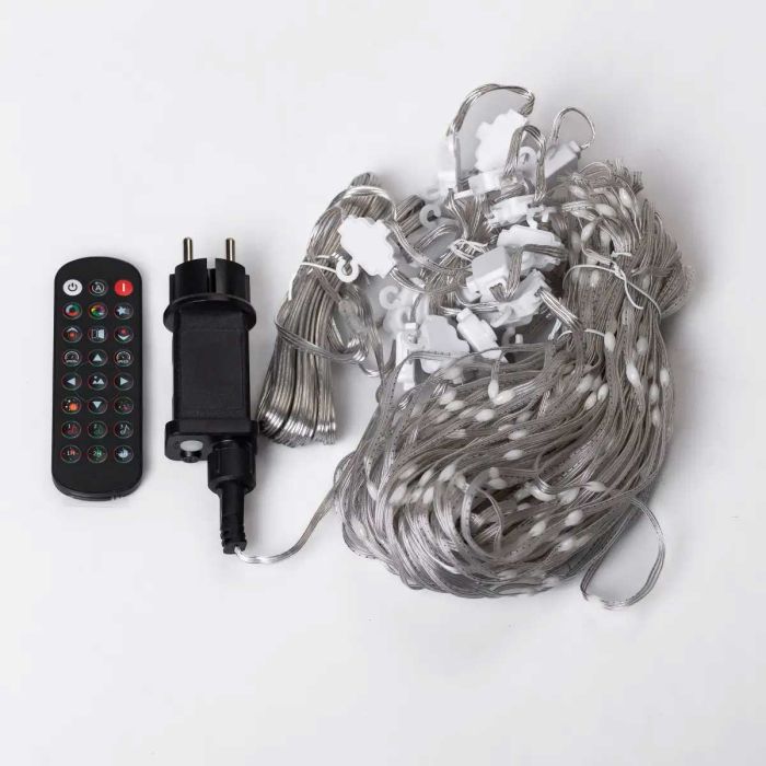 Розумна гірлянда Smart штора 200 LED 3*2 м з керуванням зі смартфона, мультиколор W005SH