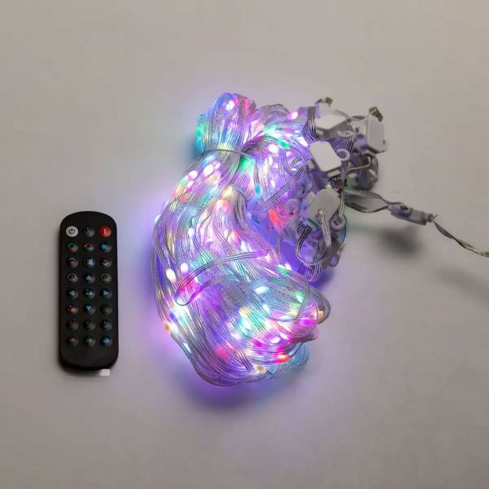 Розумна гірлянда Smart штора 400 LED 3*3 м з керуванням зі смартфона, мультиколор W006SH