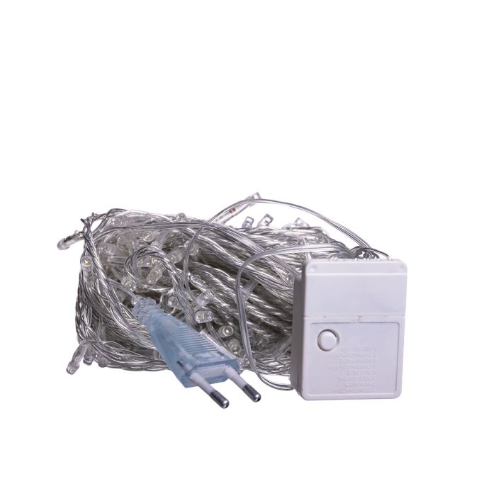 Новорічна гірлянда кімнатна нитка 14 м 160 LED кімнатна гірлянда білий провід Жовте світло W160LED16MWY