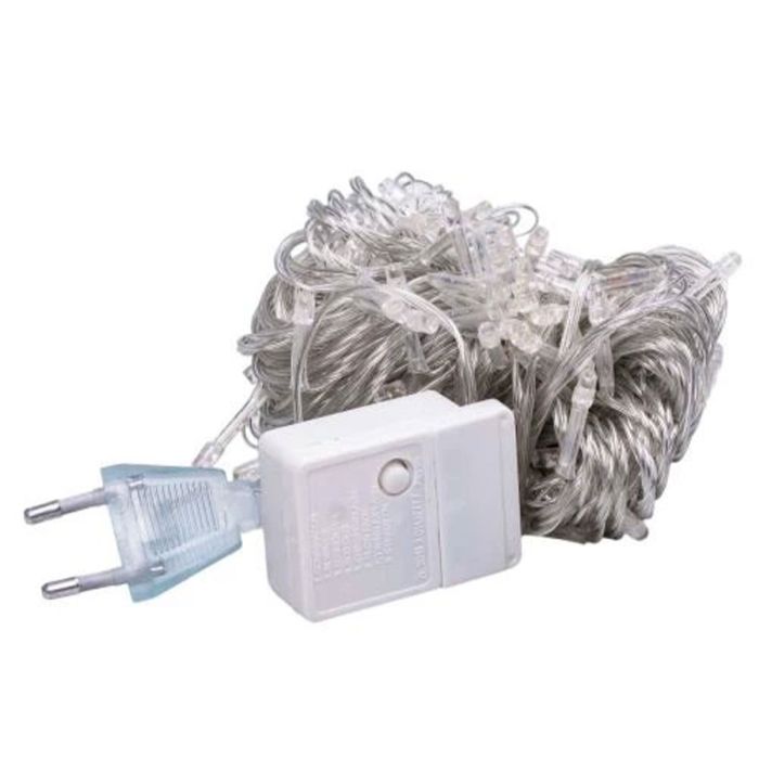 Гірлянда штора 2х2 м 240 LED світлодіодна мідний провід 8 ниток ZWM2240LEDML